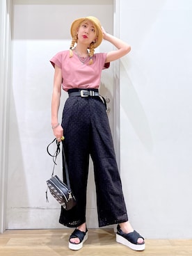 「アイテム（その他）」を使った、TAMUさん（レディース・171cm）の春コーディネート