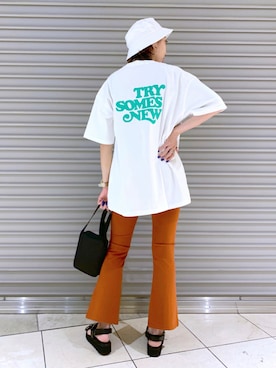 TAMUさん(レディース・172cm)の夏コーディネート