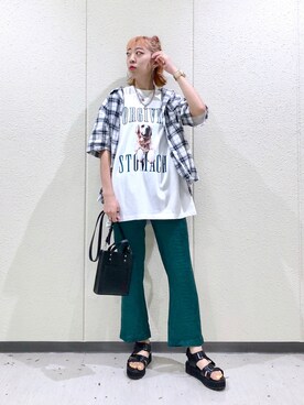 TAMUさん（レディース・172cm）の夏コーディネート