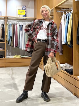 「アイテム（その他アウター）」を使った、TAMUさん（レディース・171cm・20代）の秋コーディネート