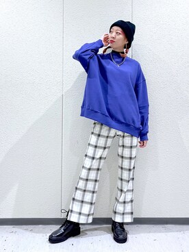 TAMUさん（レディース・172cm）の冬コーディネート