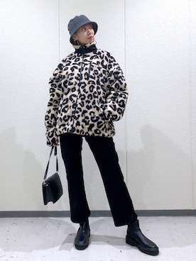 「PAGEBOY（ページボーイ）のチェーンスタッズショルダー（ショルダーバッグ）」を使った、TAMUさん（レディース・172cm）の秋コーディネート