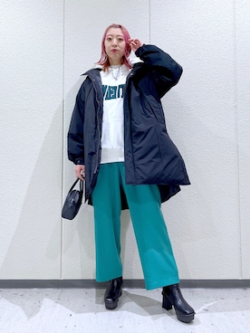 TAMUさん（レディース・172cm）の冬コーディネート