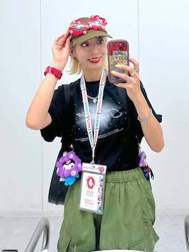 「ハーフパンツ」｜TAMUさん（レディース・171cm・20代）の秋コーディネート