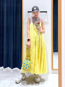 「BAYFLOW（ベイフロー）のアイテム（バッグ）」を使った、TAMUさん（レディース・171cm）の春コーディネート