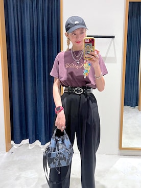 「THE NORTH FACE（ザノースフェイス）のアイテム（帽子）」を使った、TAMUさん（レディース・171cm）の春コーディネート