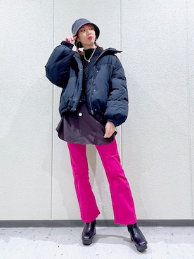 TAMUさん(レディース・172cm)の冬コーディネート