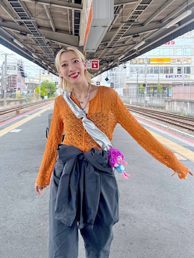 「アイテム（インナーウェア/肌着）」を使った、TAMUさん（レディース・171cm・20代）の秋コーディネート