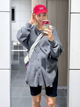 「アイテム（キーホルダー）」を使った、TAMUさん（レディース・171cm）の秋コーディネート