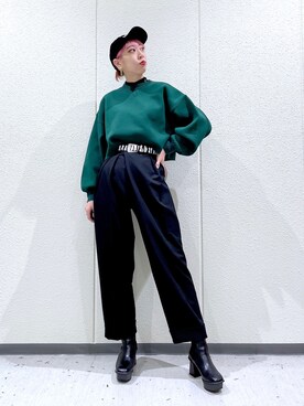 TAMUさん(レディース・172cm)の冬コーディネート