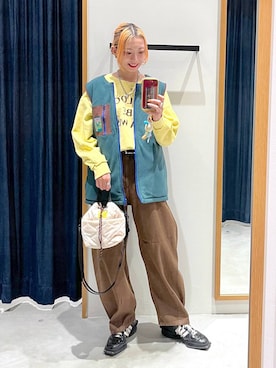 「旅行」｜TAMUさん（レディース・171cm）の秋コーディネート