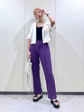 TAMUさん（レディース・172cm）の夏コーディネート