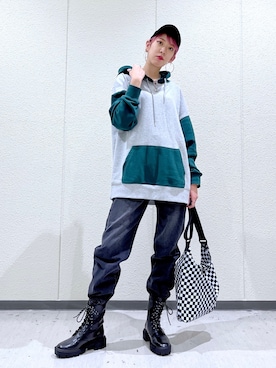 TAMUさん（レディース・172cm）の冬コーディネート