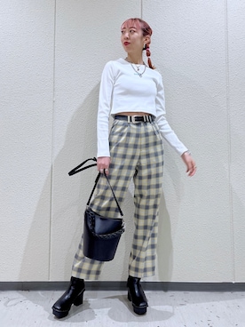 TAMUさん（レディース・171cm）の春コーディネート