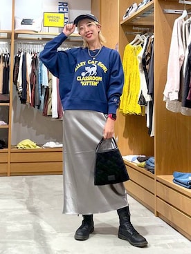 「アイテム（帽子）」を使った、TAMUさん（レディース・171cm・20代）の秋コーディネート