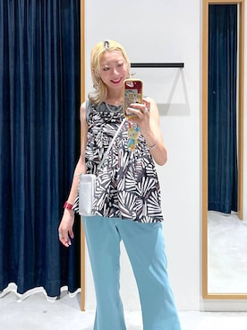 「アイテム（財布）」を使った、TAMUさん（レディース・171cm）の夏コーディネート