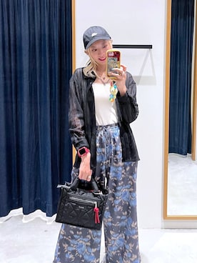 「BAYFLOW（ベイフロー）のアイテム（トップス）」を使った、TAMUさん（レディース・171cm）の春コーディネート