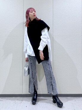 TAMUさん（レディース・172cm）の冬コーディネート