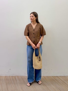 Shizuka   Nakajimaさん（レディース・154cm）の夏コーディネート