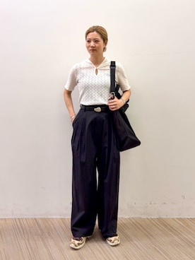 Shizuka Nakajimaさん(レディース・154cm)の春コーディネート
