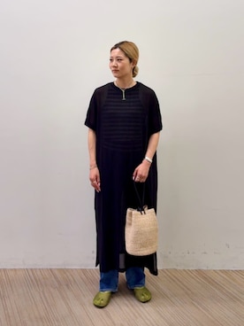Shizuka Nakajimaさん(レディース・154cm)の夏コーディネート