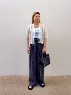 Shizuka Nakajimaさん(レディース・154cm)の夏コーディネート