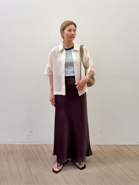 Shizuka   Nakajimaさん（レディース・154cm）の夏コーディネート