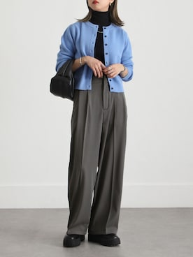 「Chillfar（チルファー）のアイテム（カーディガン/ボレロ）」を使った、Chillfar(チルファー)さん（レディース・162cm）の冬コーディネート