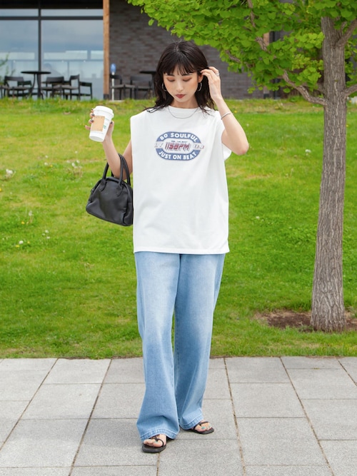 セール】ヴィンテージカラーワイドデニムパンツ（デニムパンツ