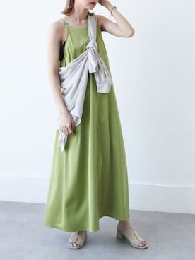 「Chillfar（チルファー）のアイテム（ワンピース/ドレス）」を使った、Chillfar(チルファー)さん（レディース・162cm）の夏コーディネート