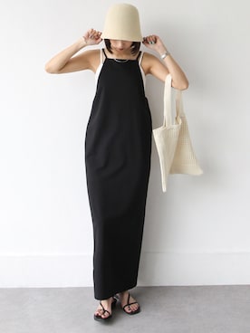 「Chillfar（チルファー）のアイテム（帽子）」を使った、Chillfar(チルファー)さん（レディース・162cm）の夏コーディネート