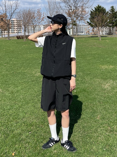 ベスト ジレ スタンドナイロンベスト レディース : ZOZOTOWN