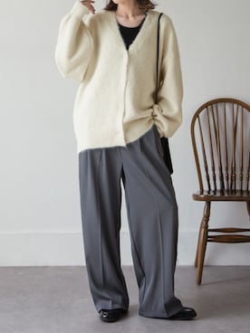 「Chillfar（チルファー）のアイテム（カーディガン/ボレロ）」を使った、Chillfar(チルファー)さん（レディース・162cm）の秋コーディネート