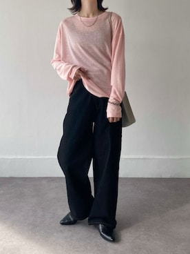 「ファッションを楽しもう」｜「アイテム（その他トップス）」を使った、Chillfar(チルファー)さん（レディース・162cm）の冬コーディネート