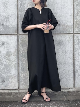 「Chillfar（チルファー）のアイテム（ワンピース/ドレス）」を使った、Chillfar(チルファー)さん（レディース・162cm）の夏コーディネート