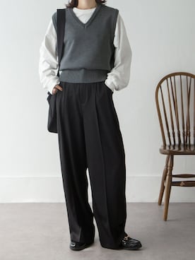 「Chillfar（チルファー）のアイテム」を使った、Chillfar(チルファー)さん（レディース・162cm）の秋コーディネート