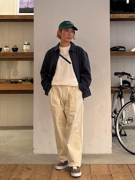 「Saturdays NYC（サタデーズ ニューヨークシティ ）のアイテム（その他アウター）」を使った、AIKAさん（レディース・159cm）の春コーディネート