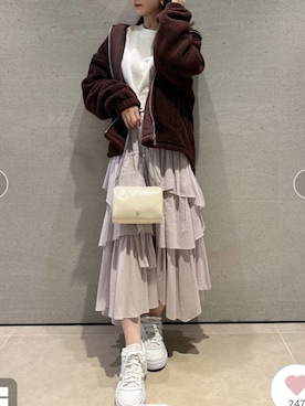 「厚手のコート」｜iqonさん（レディース・155cm）の冬コーディネート