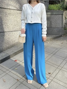 「blue」｜iqonさん（レディース・155cm）の春コーディネート