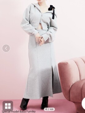 「EMODA（エモダ）のアイテム（ブーツ）」を使った、iqonさん（レディース・155cm）の冬コーディネート