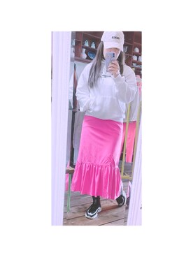 「BLACK SCORE（ブラックスコア）のアイテム」を使った、やま あやさん（レディース・154cm）の冬コーディネート