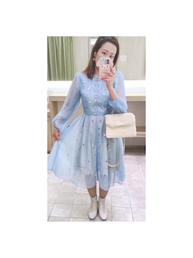 「Chesty（チェスティー）のアイテム」を使った、やま あやさん（レディース・154cm）の秋コーディネート