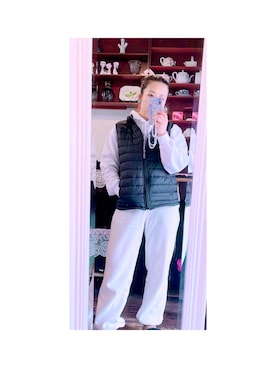 「BLACK SCORE（ブラックスコア）のアイテム」を使った、やま あやさん（レディース・154cm）の冬コーディネート