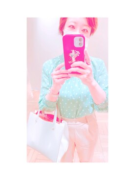 「UNTITLED（アンタイトル）のアイテム（バッグ）」を使った、やま あやさん（レディース・154cm）の春コーディネート