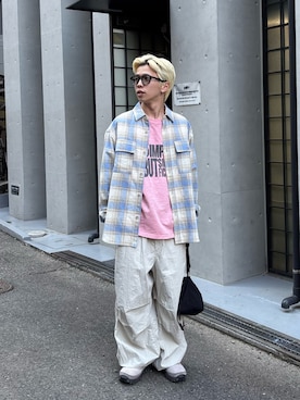 ゆうしんさん（メンズ・165cm）の春コーディネート