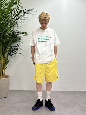 「CIAOPANIC TYPY（チャオパニックティピー）のアイテム」を使った、ゆうしんさん（メンズ・167cm）の夏コーディネート
