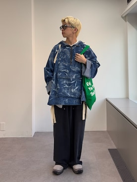 「SOUNDSGOOOOD（サウンズグッド）のアイテム」を使った、ゆうしんさん（メンズ・167cm）の春コーディネート