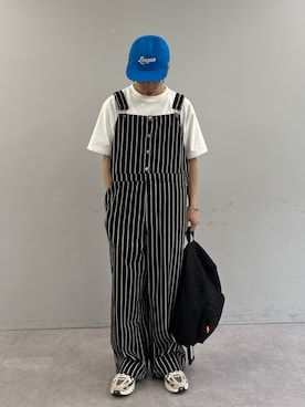 「CIAOPANIC TYPY（チャオパニックティピー）のアイテム（キャップ）」を使った、ゆうしんさん（メンズ・167cm）の春コーディネート