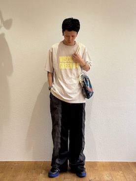 「etsinta（エシンタ）のアイテム」を使った、ゆうしんさん（メンズ・167cm）の夏コーディネート