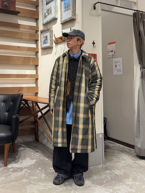 セール】【GEVACO】中綿ステンカラーロングコート（ステンカラーコート